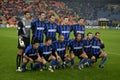 The Inter players before the match